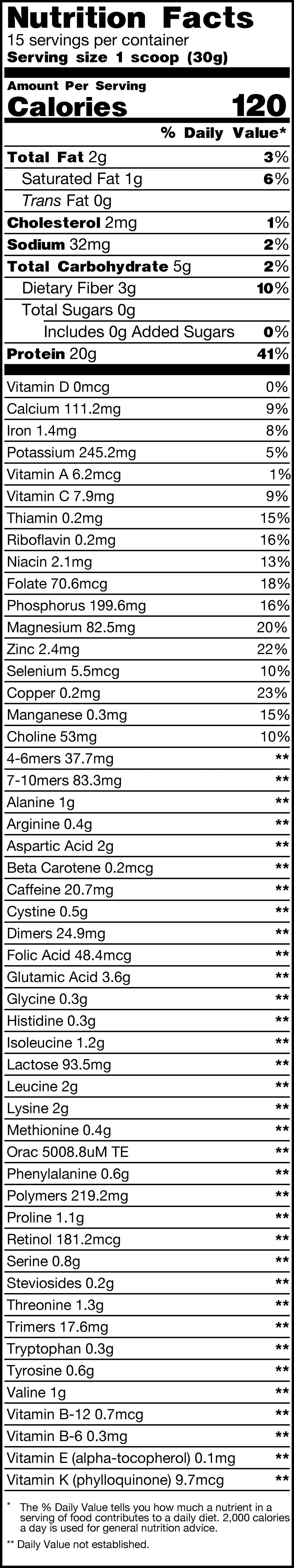 Dark Chocolate Whey Protein Isolate