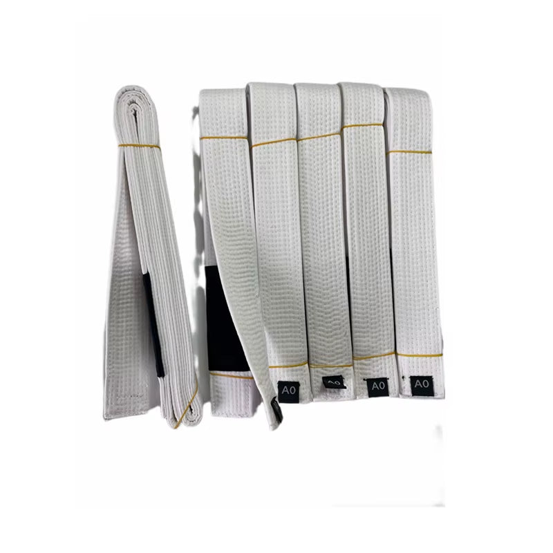 Brazilian Jiu Jitsu BJJ Belts with Sleeve Bar for Ranking Stripes Durable Color Blue Purple Brown Black
