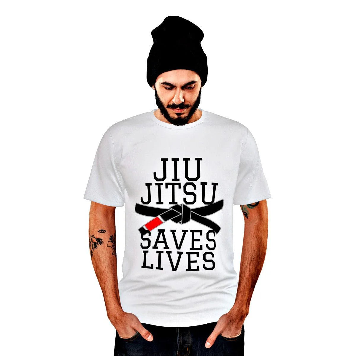 Jiu Jitsu Saves Lives Graphic Tee