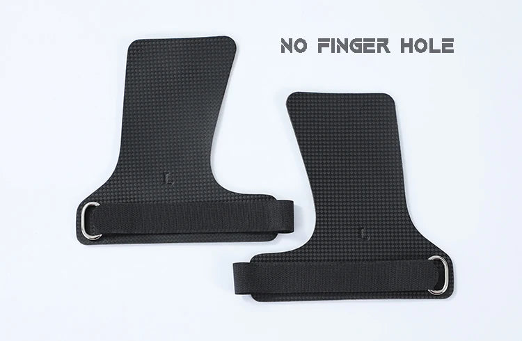 A pair or carbon no finger hole hand grips