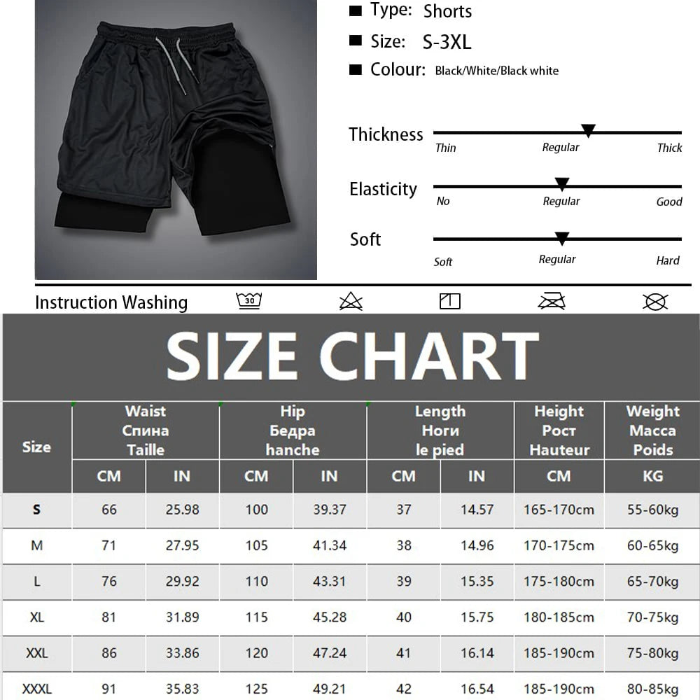 Y2K Performance Shorts Men
