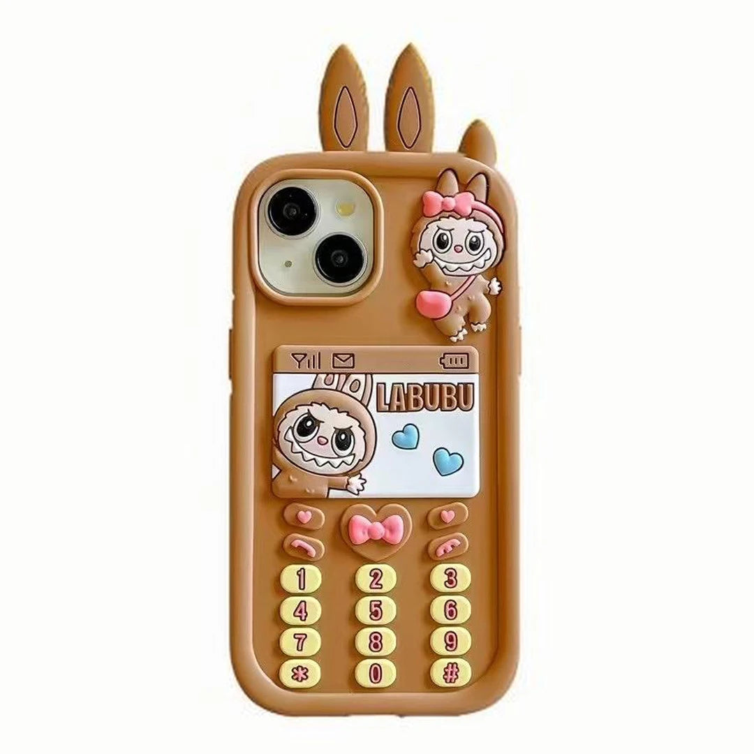 2025 New Design for Iphone 16, 16 Pro, 16 Promax 3D Cute Cartoon Soft Silicone Series - Sleek Protective Covers Phone Back Shell