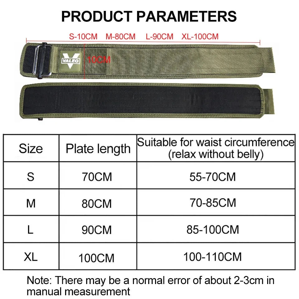 Quick Locking Weightlifting Belt