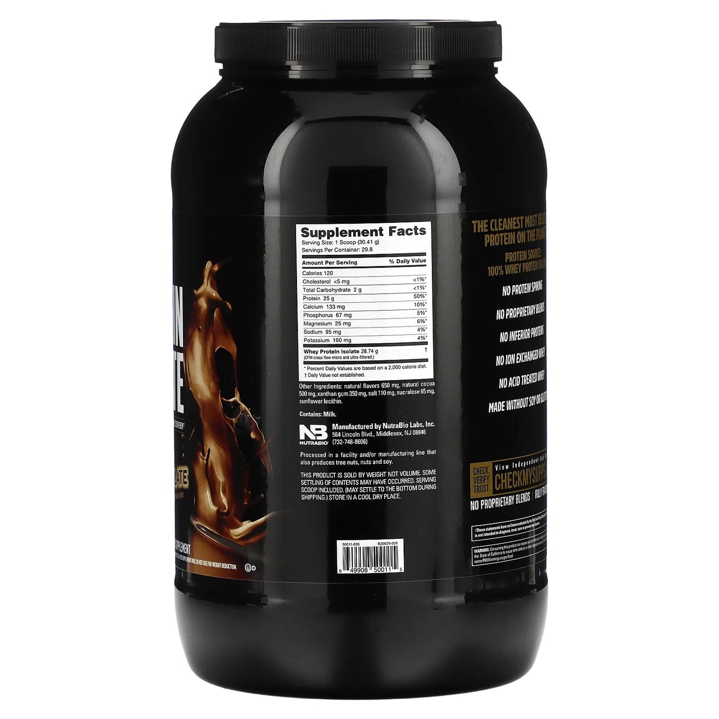 Whey Protein Isolate, Chocolate