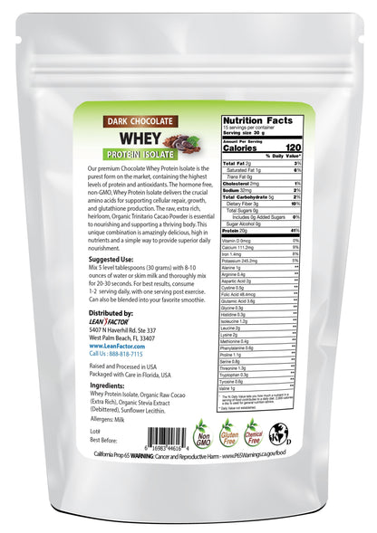 Dark Chocolate Whey Protein Isolate