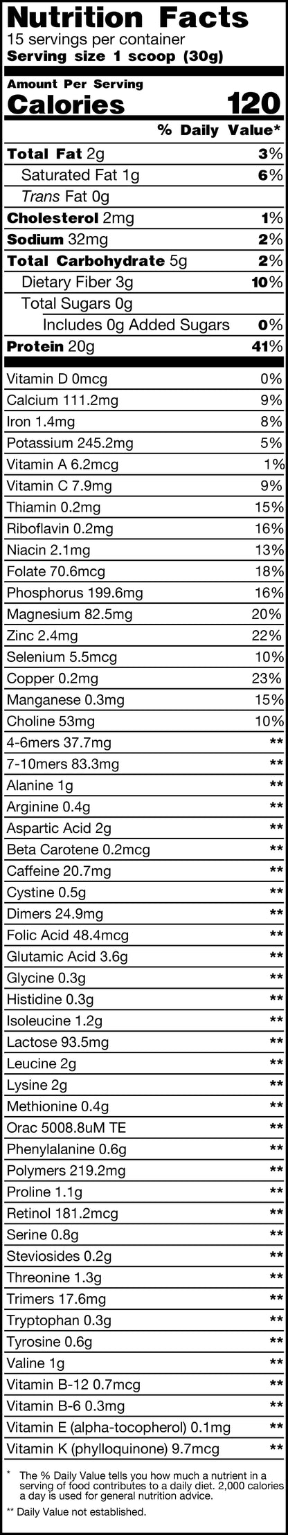 Dark Chocolate Whey Protein Isolate