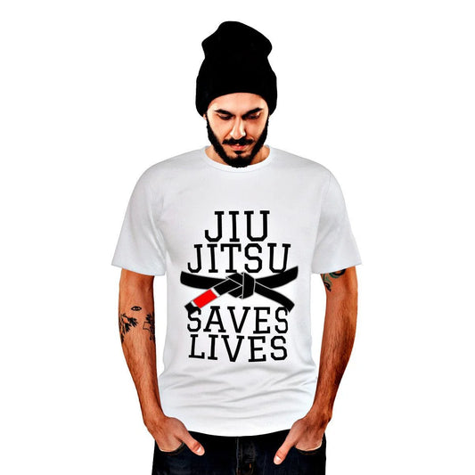 Jiu Jitsu Saves Lives Graphic Tee