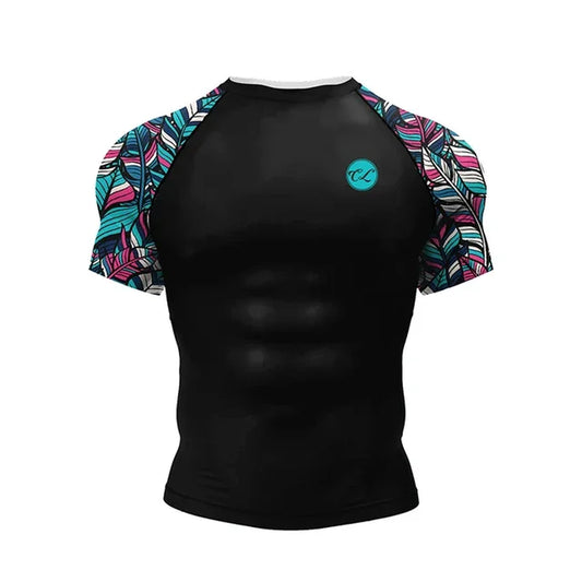 New Grappling Jiu Jitsu MMA T-Shirt +Pants Set Rashguard for Men Bjj Boxing Jerseys Rash Guard MMA Shorts Boxeo Sport Clothing
