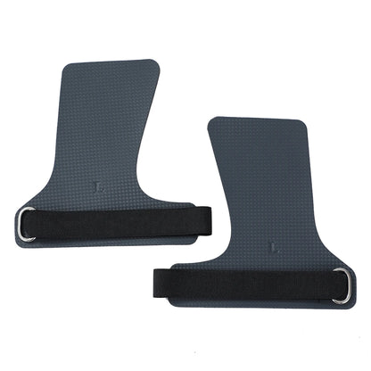 A pair or carbon no finger hole hand grips