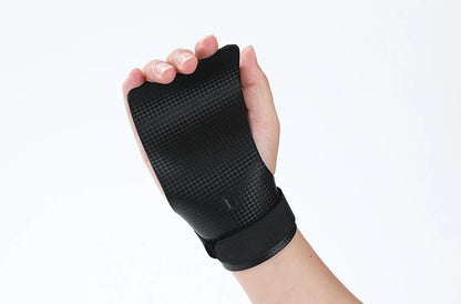 A pair or carbon no finger hole hand grips