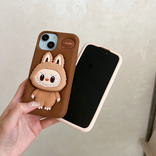 2025 New Design for Iphone 16, 16 Pro, 16 Promax 3D Cute Cartoon Soft Silicone Series - Sleek Protective Covers Phone Back Shell