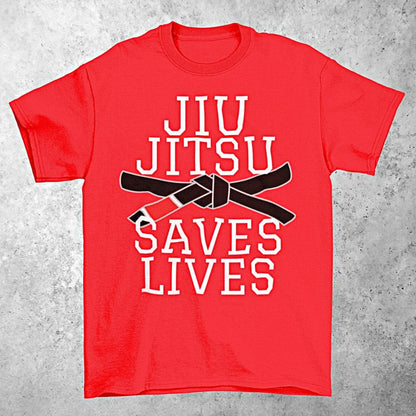 Jiu Jitsu Saves Lives Graphic Tee