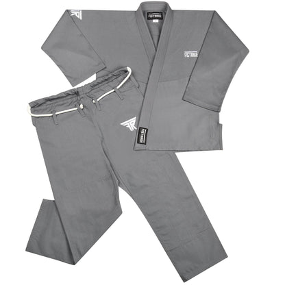 JIU JITSU GI with Free BELT - Gray